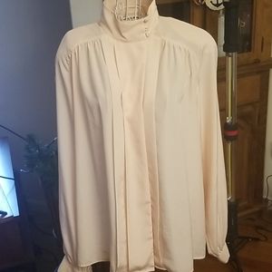 Pale pink vintage blouse